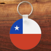 Porte-clés Porte - clé avec drapeau du Chili (Recto)