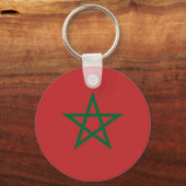 Porte-clés Porte - clé avec drapeau du Maroc (Verso)