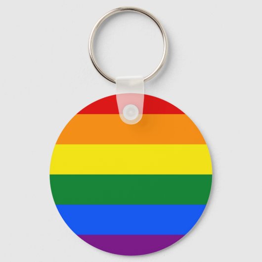 Porte-clés Porte - clé avec drapeau Rainbow LGBT (Recto)
