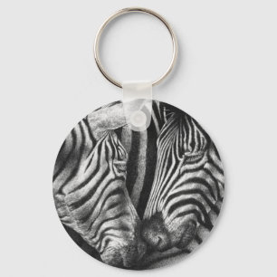 Porte-clés Porte - clé avec du charme de zèbre