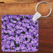 Porte-clés Porte - clé avec Fleurs violettes - Printemps (Verso)