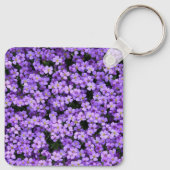 Porte-clés Porte - clé avec Fleurs violettes - Printemps (Dos)