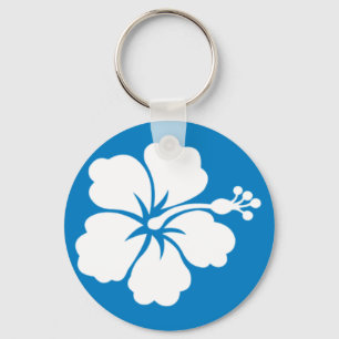 Porte-clés Porte - clé avec Hibiscus Design