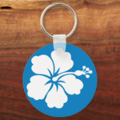 Porte-clés Porte - clé avec Hibiscus Design (Recto)