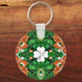 Porte-clés Porte - clé avec Irlande Colours Design (Verso)