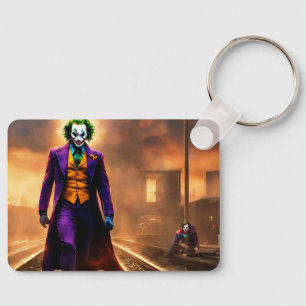 Porte-clés Porte - clé avec joker et Spyder man print.