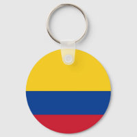 Porte - clé avec le drapeau de la Colombie