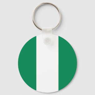 Porte-clés Porte - clé avec le drapeau du Nigeria