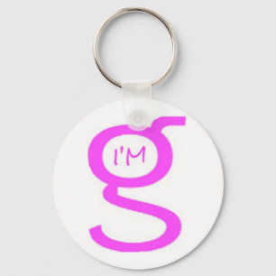 Porte-clés Porte - clé avec le logo rose