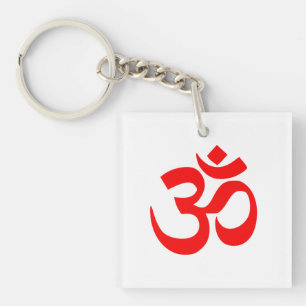 Porte-clés Porte - clé avec le symbole indou de l'OM