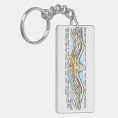 Porte-clés Porte - clé avec l'écriture sainte d'une manière (Devant gauche)