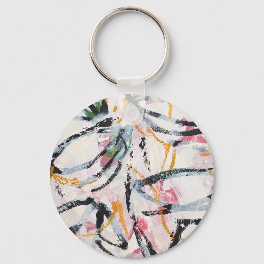Porte-clés Porte - clé avec peinture à la main (Recto)