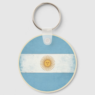 Porte-clés Porte - clé avec un drapeau en détresse d'Argentin