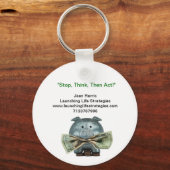 Porte-clés Porte - clé avec un rappel de l'évolution de l'hab (Recto)