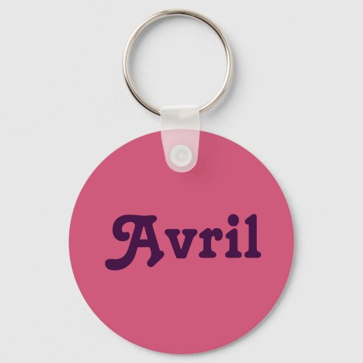 Porte-clés Porte - clé Avril (Recto)
