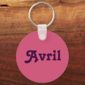Porte-clés Porte - clé Avril (Recto)