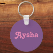 Porte-clés Porte - clé Aysha (Recto)