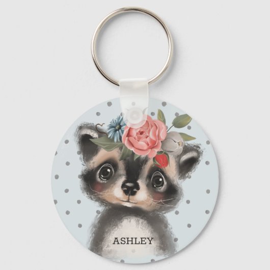 Porte-clés Porte - clé Baby Racoon (Recto)