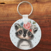 Porte-clés Porte - clé Baby Racoon (Verso)