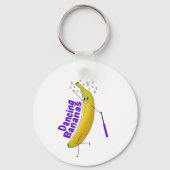 Porte-clés Porte - clé - Bananes dansantes - Cercle (Verso)