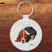 Porte-clés Porte - clé : BASSET HOUND (Recto)