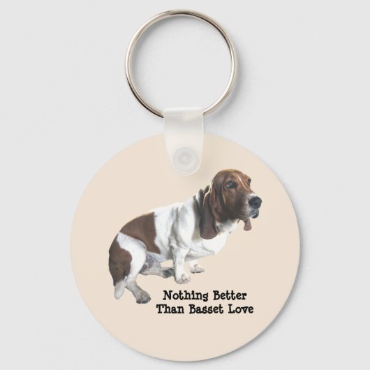 Porte-clés Porte - clé Basset Hound (Recto)