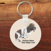 Porte-clés Porte - clé Basset Hound (Recto)