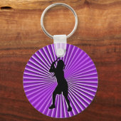 Porte-clés Porte - clé Batteur Softball Fastpitch (Recto)