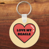 Porte-clés Porte - clé beagle (Verso)