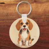 Porte-clés Porte - clé beagle (Recto)