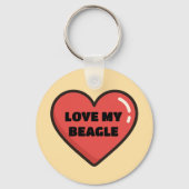 Porte-clés Porte - clé beagle (Verso)