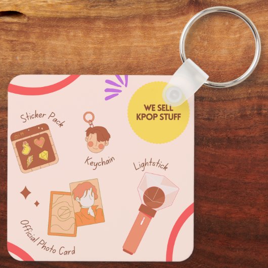 Porte-clés porte - clé "Beauté" (Verso)