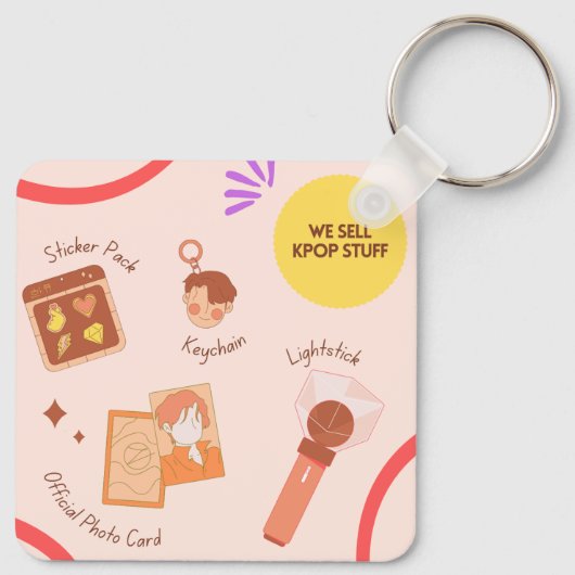 Porte-clés porte - clé "Beauté" (Dos)