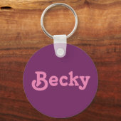 Porte-clés Porte - clé Becky (Recto)