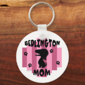 Porte-clés Porte - clé Bedlington Mom (Recto)