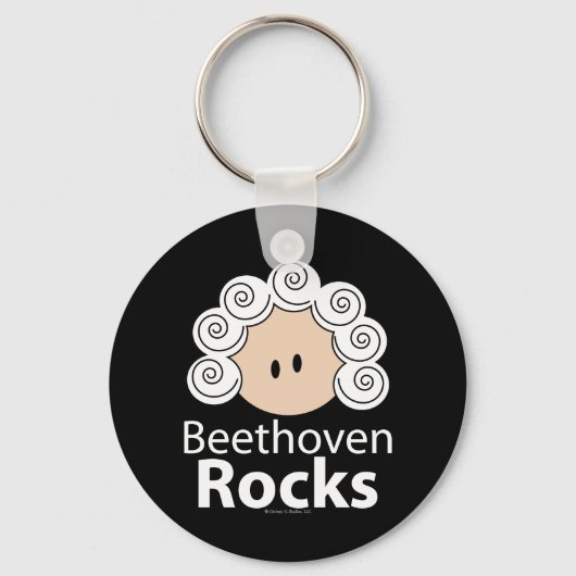 Porte-clés Porte - clé Beethoven Rocks (Recto)