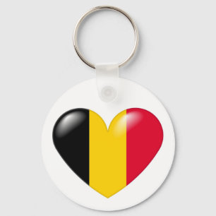 Porte-clés Porte - clé belge de coeur - belge de Coeur