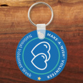 Porte-clés Porte - clé bénévole Make-A-Wish (Verso)