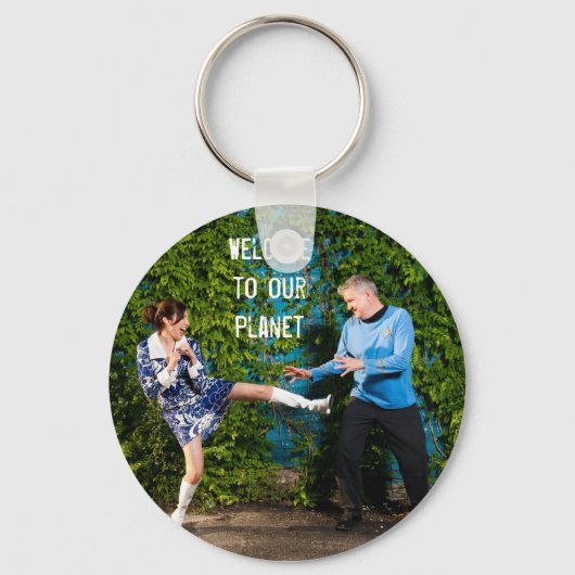 Porte-clés Porte - clé - Bienvenue sur notre planète (Recto)