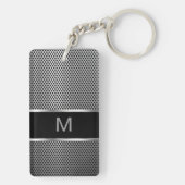 Porte-clés Porte - clé bilatéral du monogramme des hommes (Dos)