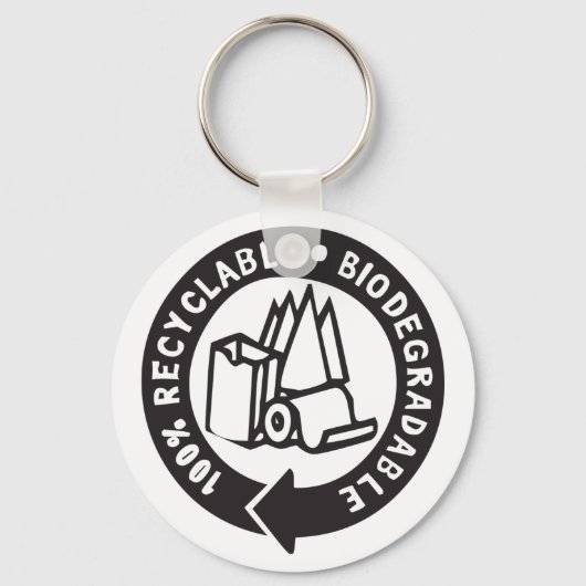 Porte-clés Porte - clé biodégradable (Recto)