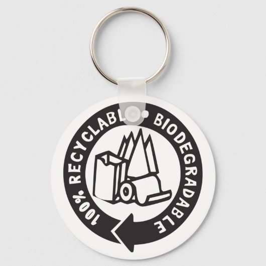 Porte-clés Porte - clé biodégradable (Verso)