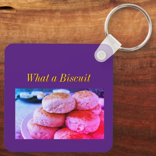 Porte-clés Porte - clé Biscuit (Verso)