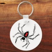 Porte-clés Porte - clé Black Widow Spider (Recto)