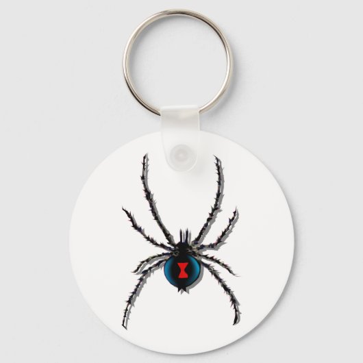 Porte-clés Porte - clé Black Widow Spider (Recto)