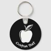 Porte-clés Porte - clé blanc Apple (Recto)