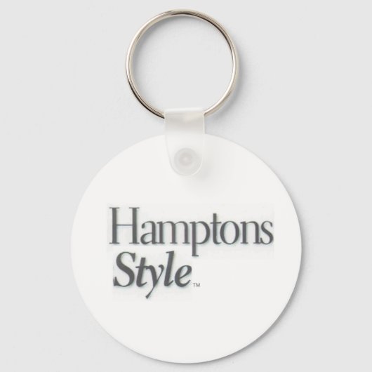 Porte-clés Porte - clé blanc de style Hamptons (Recto)