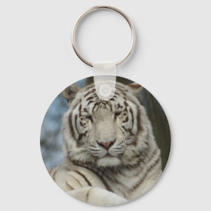 Porte-clés Porte - clé blanc de tigre