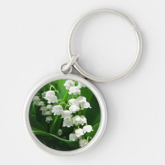 Porte-clés Porte - clé blanc du muguet (Devant)