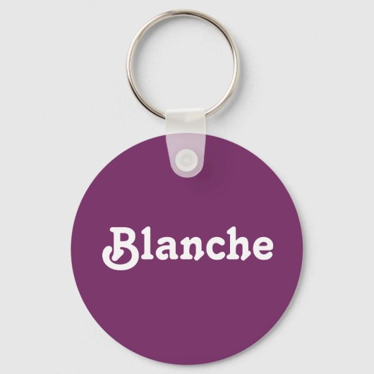Porte-clés Porte - clé Blanche (Recto)